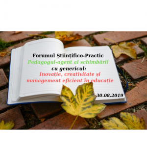 Forumul comunității educaționale din raionul Cimișlia.