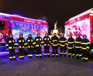 Caravana de Crăciun a Salvatorilor şi Pompierilor!
