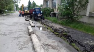 Lucrări de reparație a porțiunii de drum pe str.Decebal