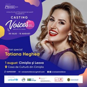 Anunț privind lansarea de către Moldovan National Youth Orchestra a celui mai ambițios proiect de incluziune socială prin muzică din Moldova