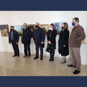 Vernisarea lucrărilor plasticianului Tudor Crețu “65 ani în culorile toamnei”