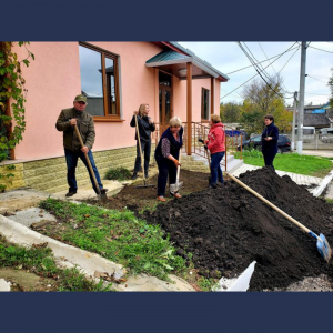 Lucrări de amenajare și înverzire a teritoriului muzeului din oraș