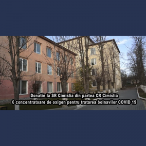 Donație – concentratoare de oxigen pentru Spitalul Raional Cimișlia
