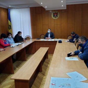 Ședința de lucru cu privire la proiectul de construcție a Centrului Sportiv Regional din Cimișlia