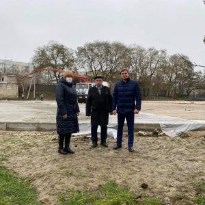 Lucrări de construcție – Nou teren de sport pentru Liceul Teoretic „Mihai Eminescu”
