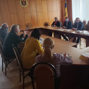 Ședința de lucru cu privire la Centrul Nautic Multifuncțional în cadrul Complexului Sportiv Polivalent Cimișlia
