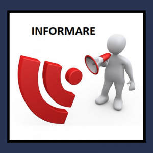 Comunicat informativ!