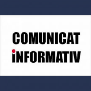 Comunicat informativ