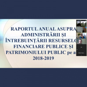 Ședința de lucru (on-line) Tema „Constatări, opinii și concluzii ale Curții de Conturi”