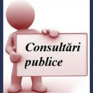 ANUNŢ privind organizarea consultării publice a proiectului de decizie