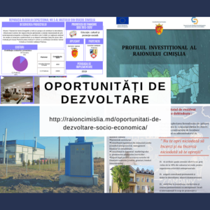 O nouă rubrică pe pagina web a Consiliului Raional Cimișlia – Oportunități de dezvoltare