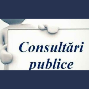 Anunț privind organizarea consultărilor publice!