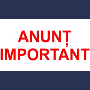 Anunț de informare!