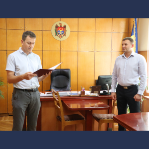 Depunerea Jurământului de către funcționarul public debutant din cadrul Consiliului Raional Cimișlia!