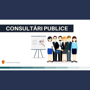 ANUNȚ privind organizarea consultărilor publice