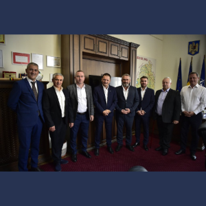 O delegație condusă de vicepreședintele raionului,  Vadim Torgai, se află într-o vizită oficială în Județul Dolj din România
