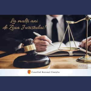 Mesaj de felicitare cu prilejul zilei profesionale – Ziua Juristului!