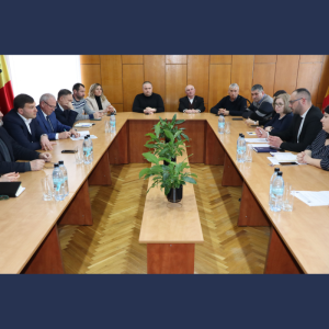 Președintele Raionului Cimișlia, Mihail Olărescu a avut, astăzi, 20 ianuarie 2023, o întrevedere oficială cu Ministrul Justiției Republicii Moldova, Sergiu Litvinenco și deputata, Eugenia Cojocaru