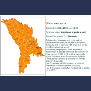 Atenție! Cod portocaliu de schimbare bruscă a vremii
