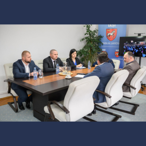 Întâlnire de lucru pentru proiecte comune între Județul Iași și Raionul Cimișlia