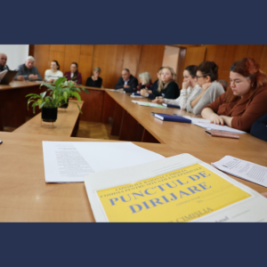 Efectivul Punctului Teritorial de Dirijare al Comisiei pentru Situații Excepționale – întrunit în ședință
