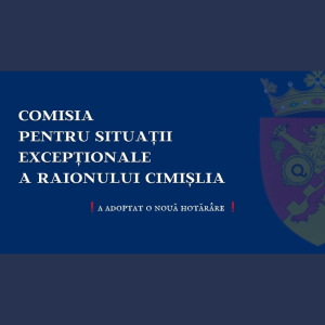 Hotărârea Comisiei pentru Situații Excepționale a Raionului Cimișlia