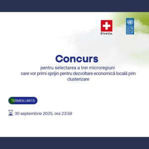 TERMEN LIMITĂ EXTINS la concursul pentru selectarea a trei microregiuni care vor beneficia de sprijin tehnic și financiar