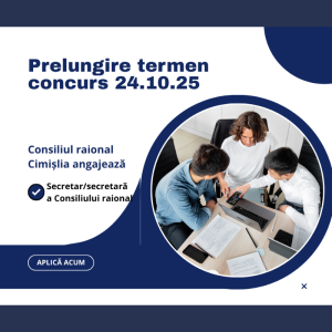 ANUNȚ de angajare!