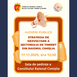 Invitație la evenimentul de totalizare al proiectului „Empower Cimișlia: Construim viitorul tinerilor prin participare”