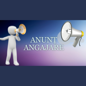 Anunț de angajare!