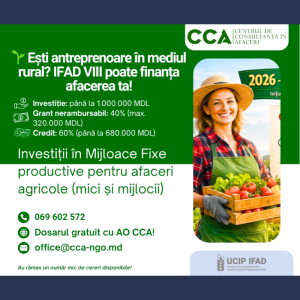 FINANȚARE PENTRU FEMEI ANTREPRENOARE  DIN MEDIUL RURAL