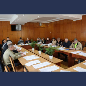 Antrenament cu membrii Punctului Teritorial de Dirijare al Comisiei pentru Situații Excepționale