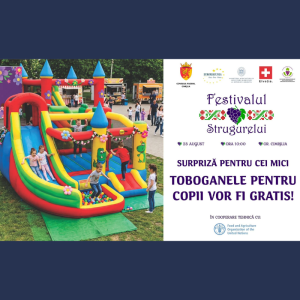 O surpriză pregătită pentru cei mici, la Festivalul Național al Strugurelui